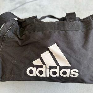 Adidas Black Sports Duffel Bag